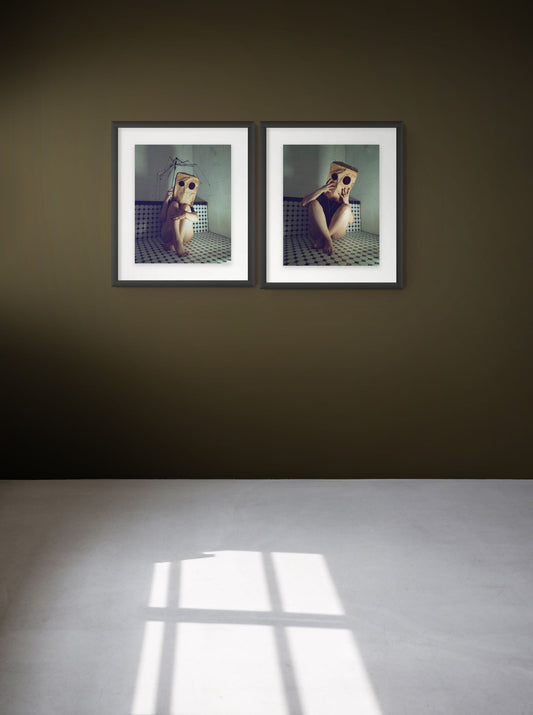 Even The Umbrella Gave Up - Diptych